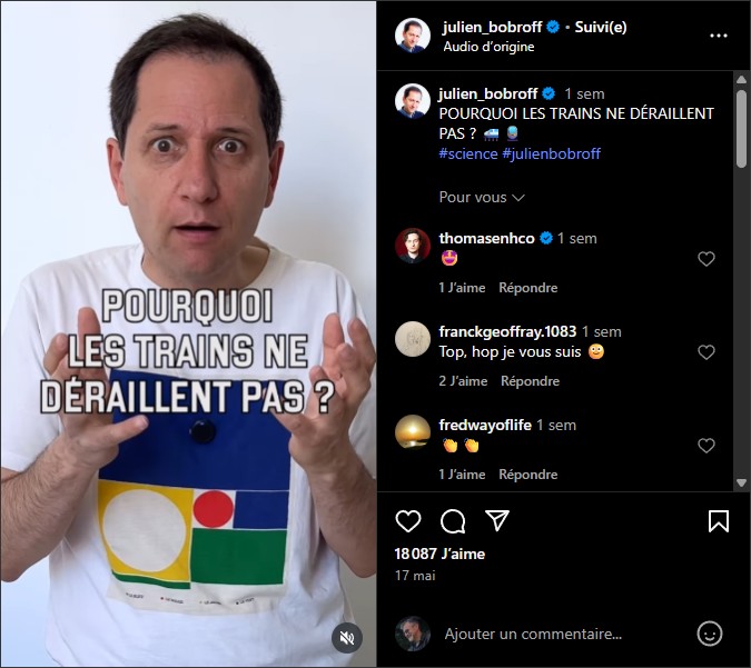Julien_Bobroff - Pourquoi les trains ne déraillent pas